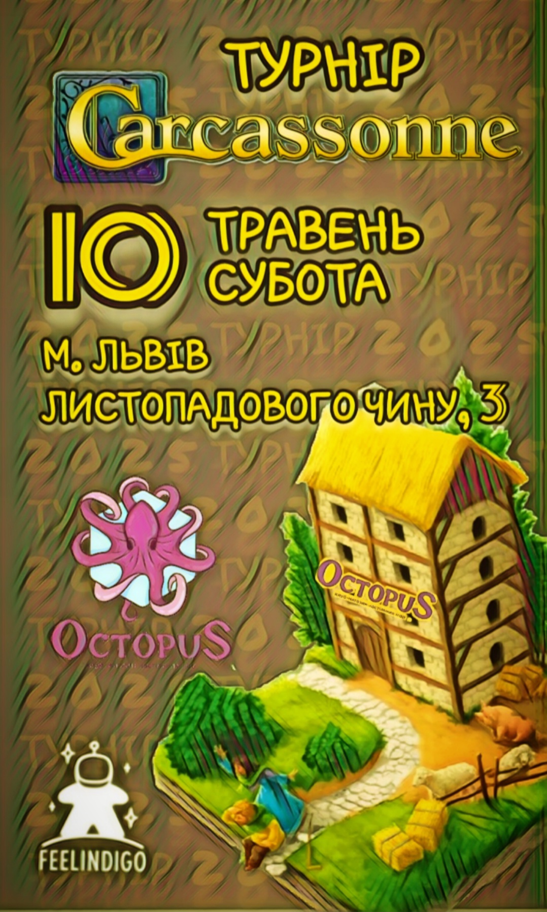 Турнір з Carcassonne у Octopus